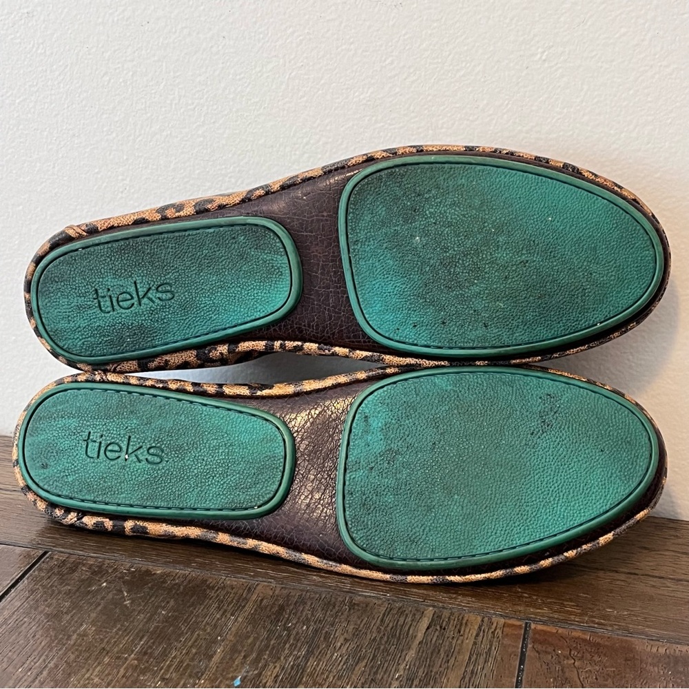 Tieks Leopard Print Leather Flats Womens size 10 - Picture 11 of 11